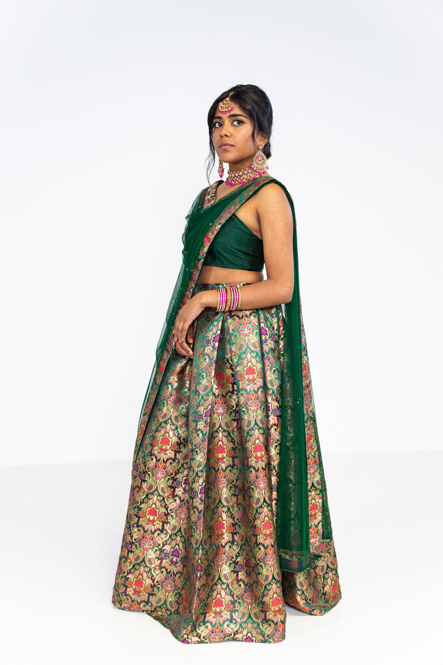 RAKSHA DEEP GREEN SET - FULL